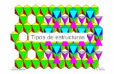 5-Tipos de estructuras - Instituto de Investigaciones en … de estructuras.pdf · 2015-03-07 · la mitad de los sitios tetraédricos llenos con átomos para alcanzar una separación
