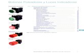 Botones Pulsadores y Luces Indicadoras - olide.com.mxolide.com.mx/wp-content/uploads/2016/12/BOTONERIA-22MM.pdf · Botones Pulsadores y Luces Indicadoras Botón Pulsador—No Iluminado