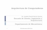 Dr. Andrés David García García Escuela de Diseño ...homepage.cem.itesm.mx/garcia.andres/PDF201411/Arquitectura... · Introducción a los microprocesadores y microcontroladores