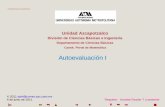 Departamento de Ciencias Básicas - canek.uam.mxcanek.uam.mx/AutoEvaluacion/AutoEvalI/FAutoEval-I.pdf · 4/129 Lee con atención el siguiente texto y resuelve los cuatro reactivos