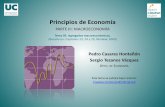 Principios de Economía - Open Course Ware · Tema 05. Agregados macroeconómicos. Principios de Economía Estudio de cómo los agentes individuales de la economía