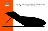 Santander, julio – agosto 2018€¦ · 1 santander, julio – agosto 2018 xix concurso internacional de piano de santander paloma o’shea patrocinado por: desarrollo del xix concurso