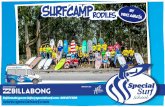 Special Surf Camp Rodiles 2018 · pong, futbolín, volley, futbol, balón prisionero, beisbol, gincana, ...
