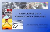 MEDICIONES DE LA RADIACIONES IONIZANTES - … de las... · ambientales. dosimetria y fisica mÉdica radiologica. ... red oiea y oms de laboratorios secundarios de calibracion dosimetrica