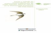 Censo y estado de conservación de las poblaciones ... · máximo de nidos activos, en dos vueltas de conteo ... Redacción informe Álava Tabla 1. Entidades y personas participantes