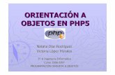 ORIENTACIÓN A OBJETOS EN PHP5 - lsi.ugr.eslsi.ugr.es/~pdo/Seminarios/php5_2007.pdf · Algunas características del trabajo con POO en PHP 5 1.-Nombres fijos para los constructores