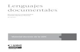 documentales Lenguajes Manela Juncà Campdepadrós …libros.metabiblioteca.org/bitstream/001/560/1/lenguaje-documental.pdf · Sistemas de clasificación ... Procesamiento técnico