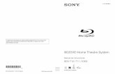 BD/DVD Home Theatre System - Sony eSupport · Registro del propietario ... de Blu-ray Disc Association. ... forma opcional (la gama de productos S-AIR varía en función de la zona).