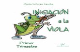 Marta Lafarga Ayerbe INICIACIÓN NC a la VIOLA viola inciacion.pdf · Presento un libro de iniciación a la viola, enfocado a niños de 7-8 años, organizado en sesiones para desarrollar