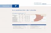 La población de Lleida - Index Publico · n La movilidad de la población por municipios 13 ... que representa el 5,7% de la región y el 0,9% de España. En 1900, esta provincia