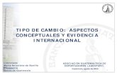 TIPO DE CAMBIO: ASPECTOS CONCEPTUALES Y … · guatemala, agosto de 2010 tipo de cambio: aspectos conceptuales y evidencia internacional asociaciÓn guatemalteca de exportadores (agexport)