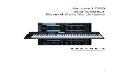 Kurzweil PC3 SoundEditor Sound Guía de Usuariosoundtower.com/pc3/manual/PC3_SoundEditor_User_Guide_Sp.pdf · V-Piano ... Tim Thompson John Teele Dave Weiser ... mas simple y fácil
