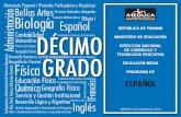 REPÚBLICA DE PANAMÁ - educapanama.edu.pa · PROGRAMA DE ESPAÑOL - DÉCIMO GRADO 3 MENSAJE DE LA MINISTRA DE EDUCACIÓN a actualización del currículo para la Educación Media,