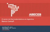 El sector de Electrodomésticos en Argentina Banco … · hornos microondas, calefactores eléctricos y ventiladores DJAI • Aplicadas desde 2012 ... GRUPO BGH (BGH S.A. / Informática