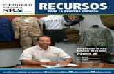 2012-2013 Puerto Rico Guía de Recursos - sba.gov Rico 2012-2013_1.pdf · un endoso de las opiniones, los puntos de vista, los productos o servicios del contratista o el anunciante