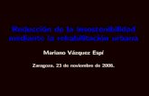 Reducción de la insostenibilidad mediante la ...habitat.aq.upm.es/gi/mve/Zaragoza-20061123.pdf · atmosf erico Caldera de gas oleo Convectores murales a gas Generadores de ... Cemento