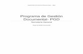 Programa de Gestión Documental- PGD · PLANEACIÓN PARA LA FORMULACIÓN DEL PROGRAMA DE GESTION DOCUMENTAL PGD ... mejoramiento de la gestión documental en el Ministerio y a la