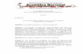 LA ASAMBLEA NACIONAL LEY DE REFORMA ... - … · la asamblea nacional de la repÚblica bolivariana de venezuela decreta la siguiente, ley de reforma parcial de la ley de tierras y