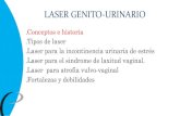 LASER GENITO-URINARIO - samem.es · 1550 1440 1320 PDL Alex Diode Nd: YAG . LASER GENITO-URINARIO parametros Velocidad de ... láser con el tejido ...