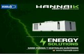 Capas HANNAIK ES · Fabricamos nuestros grupos electrógenos siempre con motores y alternadores de marcas reconocidas y estándares de calidad europeos
