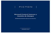 Manual Control Interno y Gestión de Riesgos - picton.clpicton.cl/content/uploads/2016/09/Manual-Circular-1869-Picton-AGF... · Alcance de este Manual ... o corredoras de bolsa o