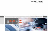 Balluff mini.s Sensores compactos para la … mini.s_828468_1210_ES.pdf · Minisensores inductivos 4 Accesorios para mini.s inductivos 6 Minisensores optoelectrónicos 8 Fibras ópticas