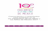 Convocatoria y Lineamientos para participar en el o ...ieepco.org.mx/archivos/documentos/2016/Anexo 01 10° Parlamento... · Formato “Boleta para la Elección de Representante Escolar