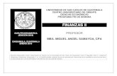 FINANZAS II - Centro Universitario de Orientecunori.edu.gt/download/Finanzas_II.pdf · ... gitman, lawrence j. principios de administracion financiera. ... capitulo x pp. 417 (a2)