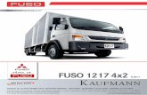 FUSO 1217 4x2 - kaufmann.cl · Eje Delantero F40 (3,9 Ton) Eje Trasero F80 (8,0 Ton) Reducción eje Trasero 6,3 Habilitación para PTO ... Peso Bruto Vehicular ...