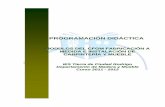 MODULOS DEL CFGM FABRICACIÓN A MEDIDA E … MADERA.pdf · Departamento de Madera y Mueble CFGM Fabricación a Medida e Instalación de Carpintería y Mueble Página 2 de 54 INDICE