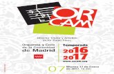 SALA SINFÓNICA - ORCAM - Orquesta y Coro de la … 7-17 de enero correg.pdf · Orquesta de la Comunidad de Madrid Mosaico de Sonidos Javier Perianes, piano Víctor Pablo Pérez,