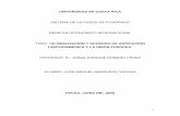UNIVERSIDAD DE COSTA RICA - iij.ucr.ac.criij.ucr.ac.cr/.../2017/07/La-Globalizacion-y-el-TLC.pdf · TÍTULO I. La Globalización y la Integración Económica CAPÍTULO I. ... El señor
