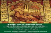 XXXIX Curso Internacional de Música Antigua de Daroca · acordes y escalas con tres dedos). Iniciación a la tablatura con teoría y práctica. Interpretación, desde ... FlAutA