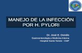 MANEJO DE LA INFECCIÓN POR H. PYLORI - Noticiasmedicinainternapanama.com/downloads/cami-2014... · H. pylori y enf. extragástricas Recomendación 13: • Hay evidencia que relaciona