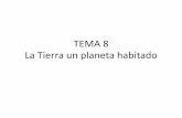 TEMA 8 La Tierra un planeta habitado · Historia de la célula: ... 2.1- Partes de una célula: Compartimento Función que desempeña ... bacteriana membrana celular material genético