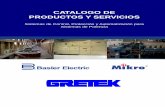 CATALOGO DE PRODUCTOS Y SERVICIOS - gretek.ec · Representamos a Basler Electric de los Estados Unidos, empresa líder mundial en reguladores de voltaje y sistemas de excitación.