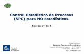 Control Estadístico de Procesos (SPC) para NO … · Los gráficos de control que presenta aún se utilizan ... Frecuencia Histograma Variable (discreta ... Límite Central -LC-