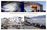 Comunicaciones en Desastres - portresiliency.org · resistencia y redundancia de los sistemas de información y comunicaciones. Principios de Comunicacion en Desastres