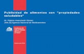 Dr. Patricio Huenchuñir Gómez Jefe (S) Agencia Nacional de ... · el riesgo de padecer algunos tipos de cánceres). ... Polioles y caries ... Diapositiva 1 Author: Webmaster