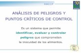 ANÁLISIS DE PELIGROS Y PUNTOS CRÍTICOS DE … · HACCP - definiciones Plan de HACCP Documento preparado de conformidad con los principios del Sistema de HACCP, de tal forma que