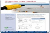 Flotadores para tuberíassealite.s3.amazonaws.com/newweb/files/PipeFloats_sp.pdf · 1 Flotadores para tuberías SL-PF Series Ventajas de Sealite • Fabricación robusta por rotomoldeo