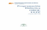 Programación Didáctica OBOE EEPPconservatoriodebaza.com/wp-content/uploads/2018/05/PD-OBE-EEPP... · 2.3. OBJETIVOS DE LA ASIGNATURA DE OBOE EN LAS ENSEÑANZAS PROFESIONALES DE