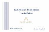 La Emisión Monetaria en México - web.uaemex.mxweb.uaemex.mx/feconomia/CICE/Archivos/Catedra_BM/Dinero.pdf · Índice de la Calidad del Billete en Circulación ... terminales puntos