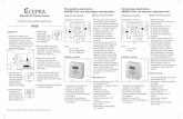 Termostato electrónico CEPRA 4110 con interruptor … · Manual de instrucciones Familia de termostatos electrónicos 4100 Instalación 1. ... Cepra 4110, utilizar el interruptor