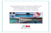 DOCUMENTO GUIA PARA EL DISEÑO DEL PROGRAMA DE AUTOCONTROL ... · documento guia para el diseÑo del programa de autocontrol de las piscinas de uso pÚblico de la comunidad de madrid