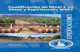 Vinos y Espirituosos WSET - vinclass.com 2 SPEC SPANISH.pdf · 2 Contenido Introducción 3 Las Cualificaciones de la Wine & Spirit Education Trust 4 Introducción a la Cualificación