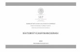 MATEMÁTICAS FINANCIERAS I P (A MATERNOTICAS FINANCIERAS I 3 DGB/DCA/2013 ÍNDICE CONTENIDO PÁGINA Fundamentación. 5 Ubicación de la materia y asignaturas en el Plan de ...