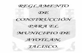 REGLAMENTO DE CONSTRUCCION · GENERALIDADES CAPITULO I ... PAVIMENTOS, BANQUETAS Y GUARNICIONES ... cualquier lugar publico que requiera alguna denominación y que sobre …