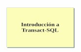 Introducción a Transact-SQL · USE northwind SELECT categoryid, productname, productid, unitprice ... SELECT OrderID, ProductID,(UnitPrice * Quantity) as ExtendedAmount FROM [Order