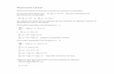 Regresión Lineal - math.uprag.edumath.uprag.edu/regresion.pdf · Regresión Lineal Demostraremos la fórmula usando los mínimos cuadrados. ... MINITAB - regresion.MPJ XP Home E